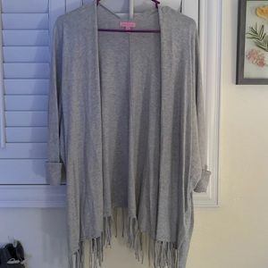 Grey Lilly Pulitzer cardigan
